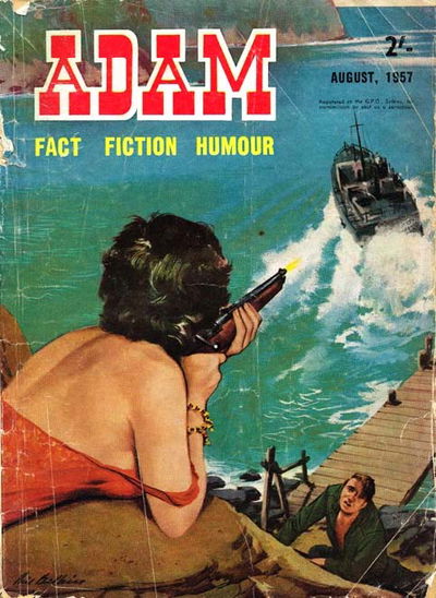 Adam (Adam, 1946 series) v23#3 August 1957