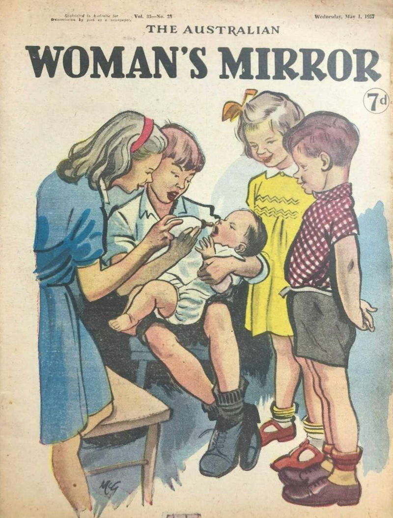 The Australian Woman's Mirror (Bulletin, 1924 series) v33#23 (1 May 1957)