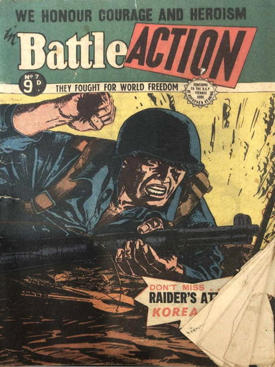 Battle Action (Horwitz, 1954 series) #7 [February 1955?]