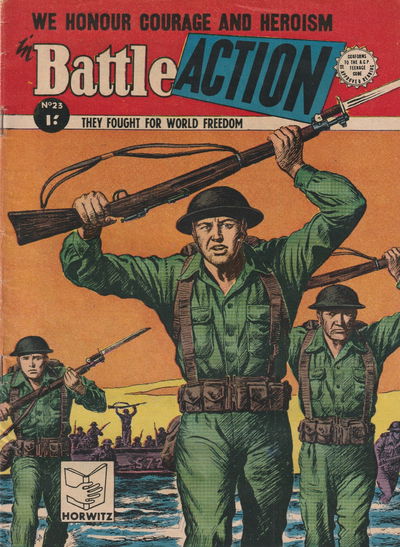 Battle Action (Horwitz, 1954 series) #23 [June 1956?]