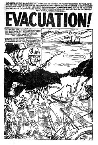 Navy Action (Horwitz, 1954 series) #15 — Evacuation! (page 1)