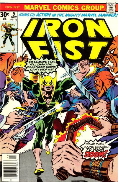Iron Fist (Marvel, 1975 series) #9 (November 1976)
