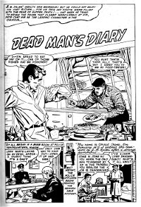 Weird Mystery Album (Murray, 1980)  — Dead Man's Diary (page 1)