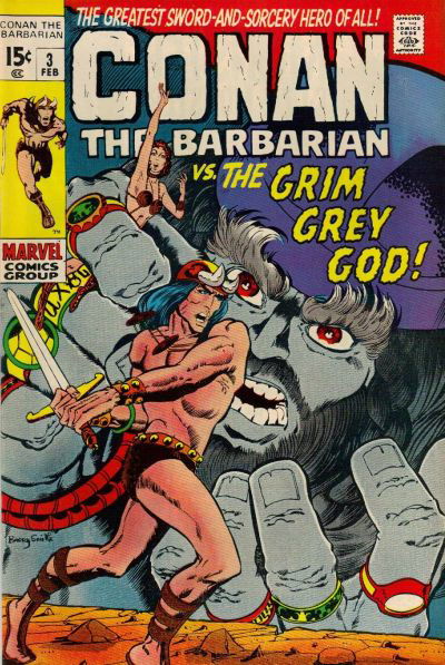 Conan the Barbarian (Marvel, 1970 series) #3 (February 1971)