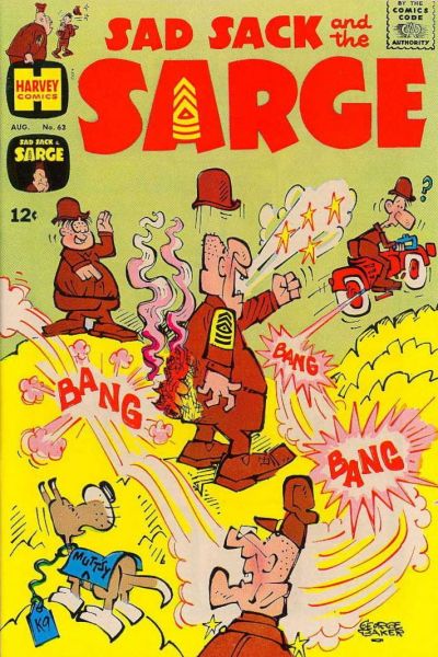 Sad Sack and the Sarge  #63 (August 1967)