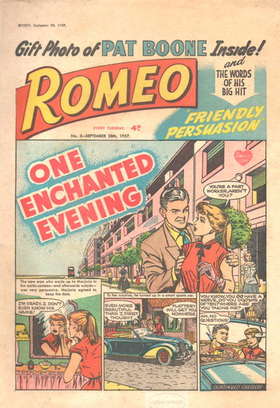 Romeo (DC Thompson, 1957? series) #5 (28 September 1957)