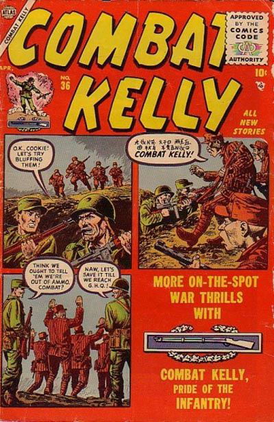 Combat Kelly (Marvel, 1951 series) #36 April 1956