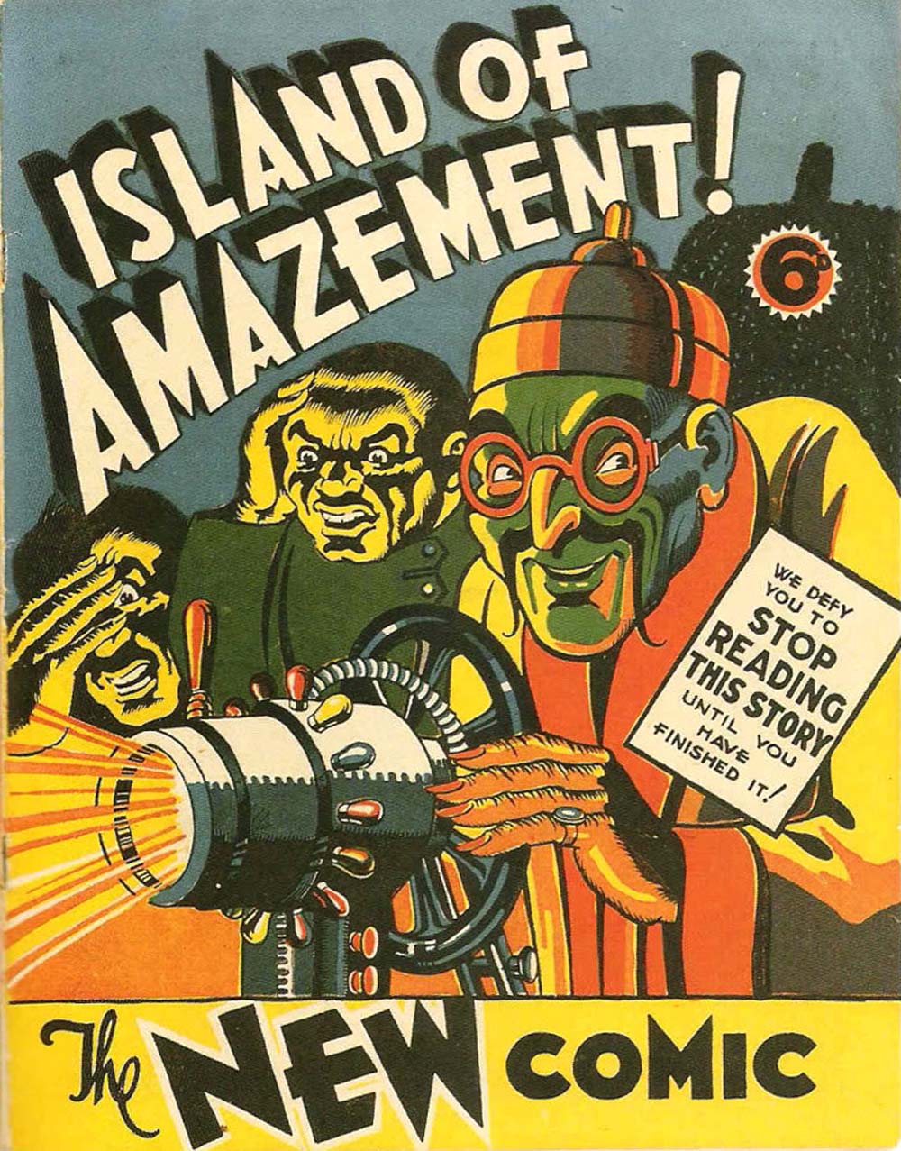 Island of Amazement! (NSW Bookstall, 1942?)  — The New Comic ([1942?])