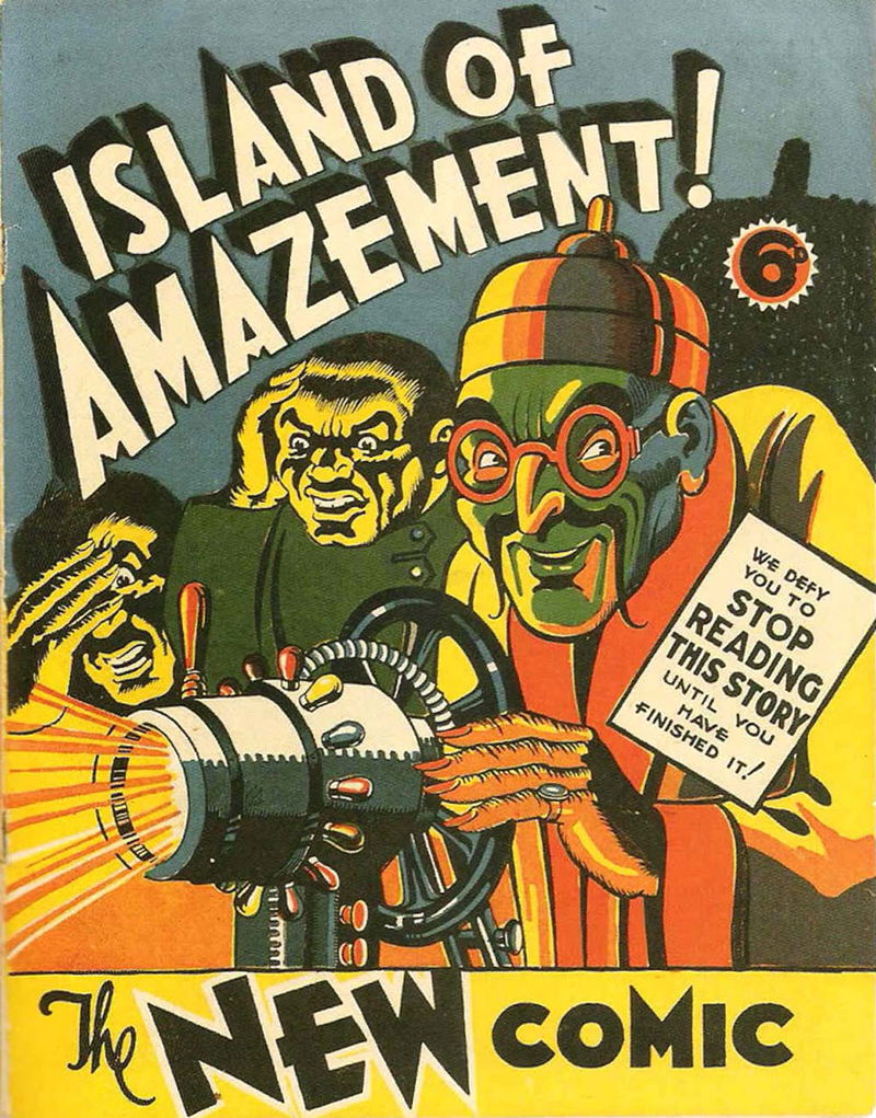 Island of Amazement! (NSW Bookstall, 1942?)  — The New Comic ([1942?])