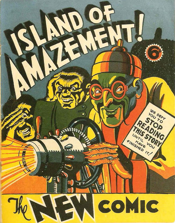 Island of Amazement! (NSW Bookstall, 1942?)  ([1942?]) —The New Comic