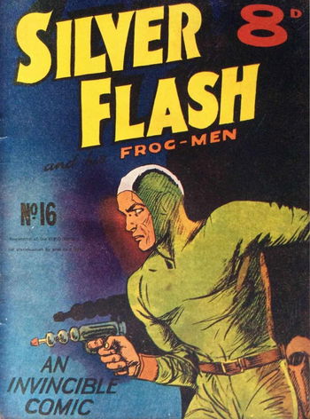 Silver Flash and His Frog-Men (Invincible, 1950 series) #16 ([September 1951])