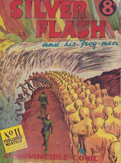 Silver Flash and His Frog-Men (Invincible, 1950 series) #11 [April 1951]