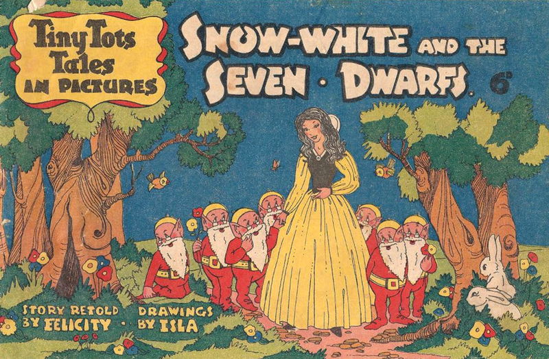 Tiny Tots Tales in Pictures (Lilliput, 1950? series)  — Snow-White and the Seven Dwarfs ([January 1950?])