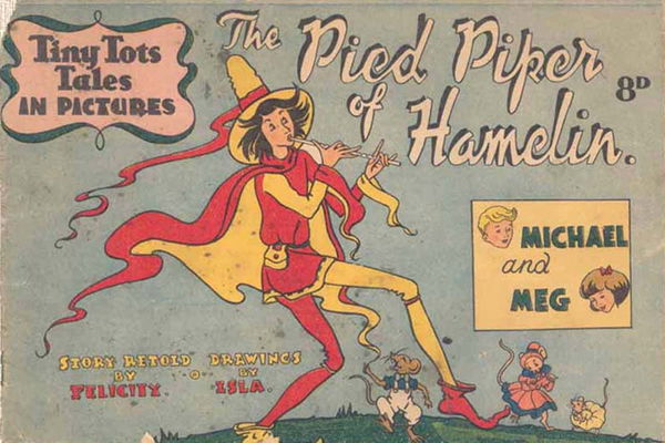 Tiny Tots Tales in Pictures (Lilliput, 1950? series)  ([October 1950?]) —The Pied Piper of Hamelin