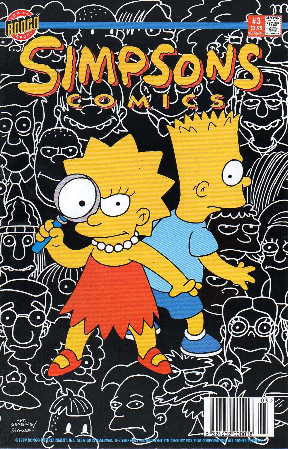 Simpsons Comics (Otter Press, 1999 series) #3 ([July 1999?])