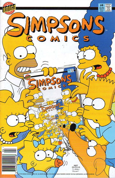 Simpsons Comics (Otter Press, 1999 series) #4 [August 1999?]