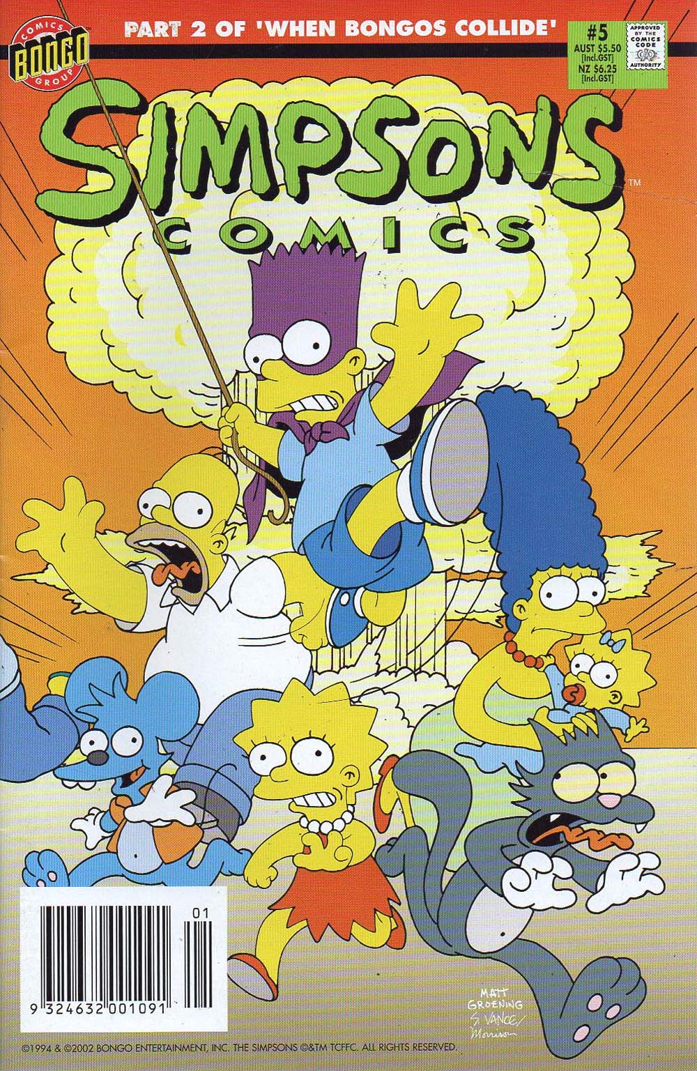 Simpsons Comics (Otter Press, 1999 series) #5 (2002)