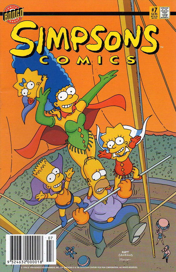 Simpsons Comics (Otter Press, 1999 series) #7 (1999)