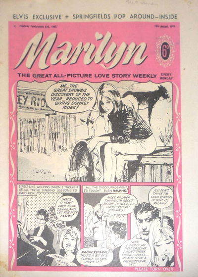 Marilyn (Fleetway, 1959? series) 10 August 1963 [10 August 1963?]