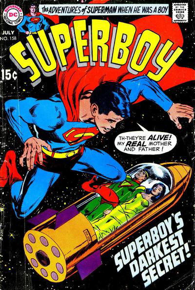 Superboy (DC, 1949 series) #158 July 1969