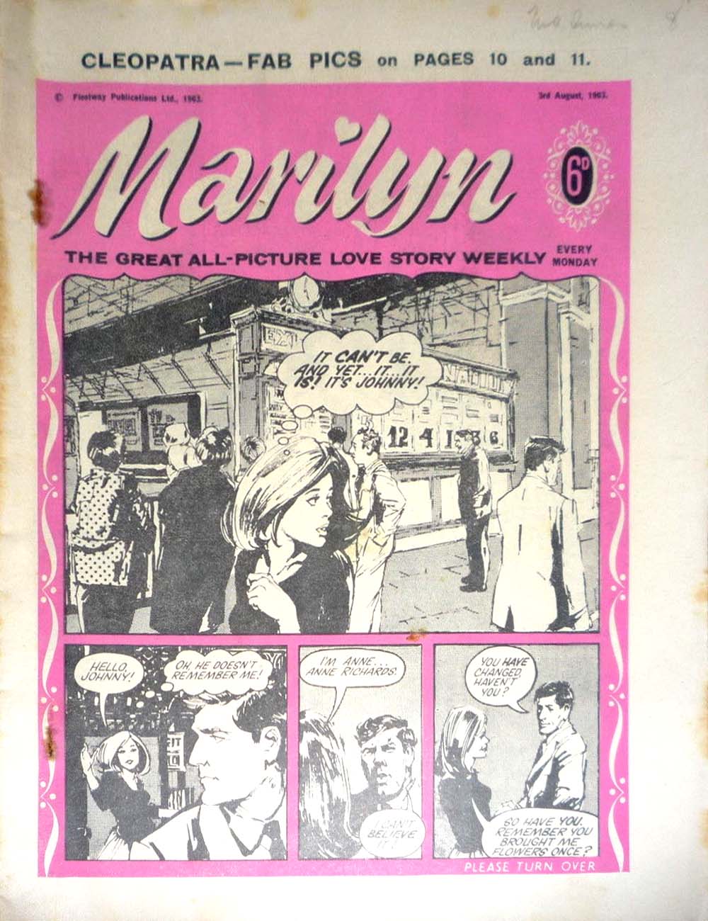 Marilyn (Fleetway, 1959? series) 3 August 1963 (3 August 1963)