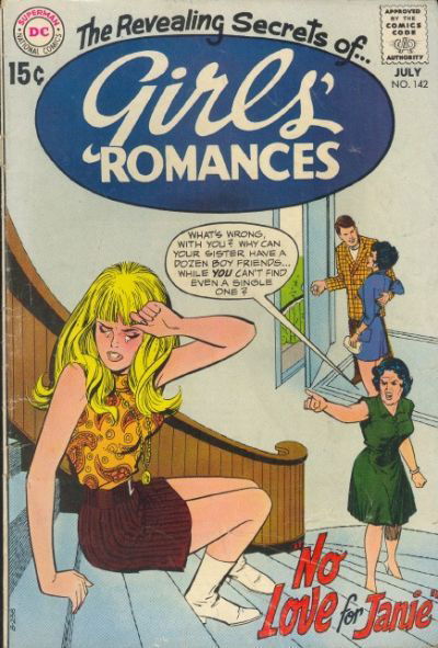 Girls' Romances (DC, 1950 series) #142 July 1969