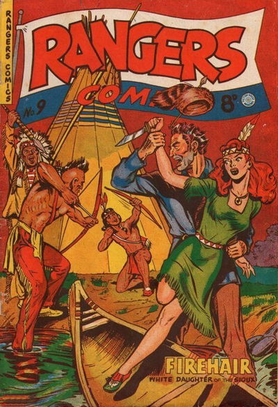 Rangers Comics (HJ Edwards, 1950? series) #9 [August 1951?]