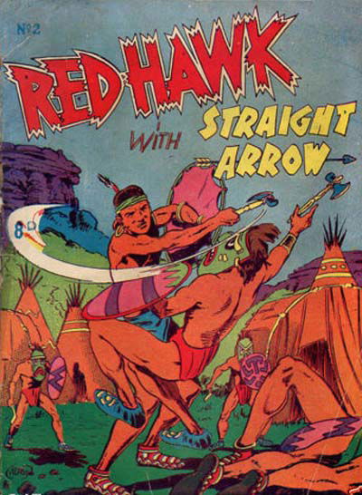 Red Hawk with Straight Arrow (UK, 1954? series) #2 ([1954?])