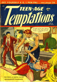 Teen-Age Temptations (St. John, 1952 series)  #8 (June 1954)
