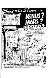 Superman Presents World's Finest Comic Monthly (Colour Comics, 1965 series) #89 — Where was I Born -- Venus? Mars? Jupiter? (page 1)