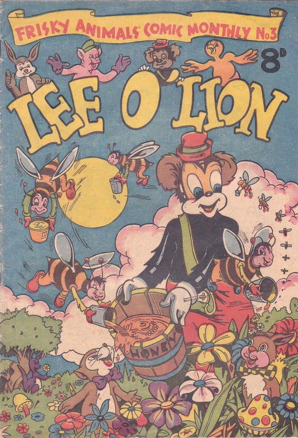 Frisky Animals Comic Monthly (Jubilee, 1953? series) #3 — Lee O'Lion [1954?]