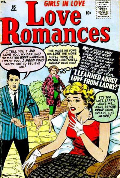 Love Romances (Marvel, 1949 series) #85 January 1960