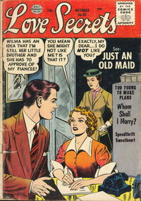 Love Secrets (Quality, 1953 series) #55 October 1956