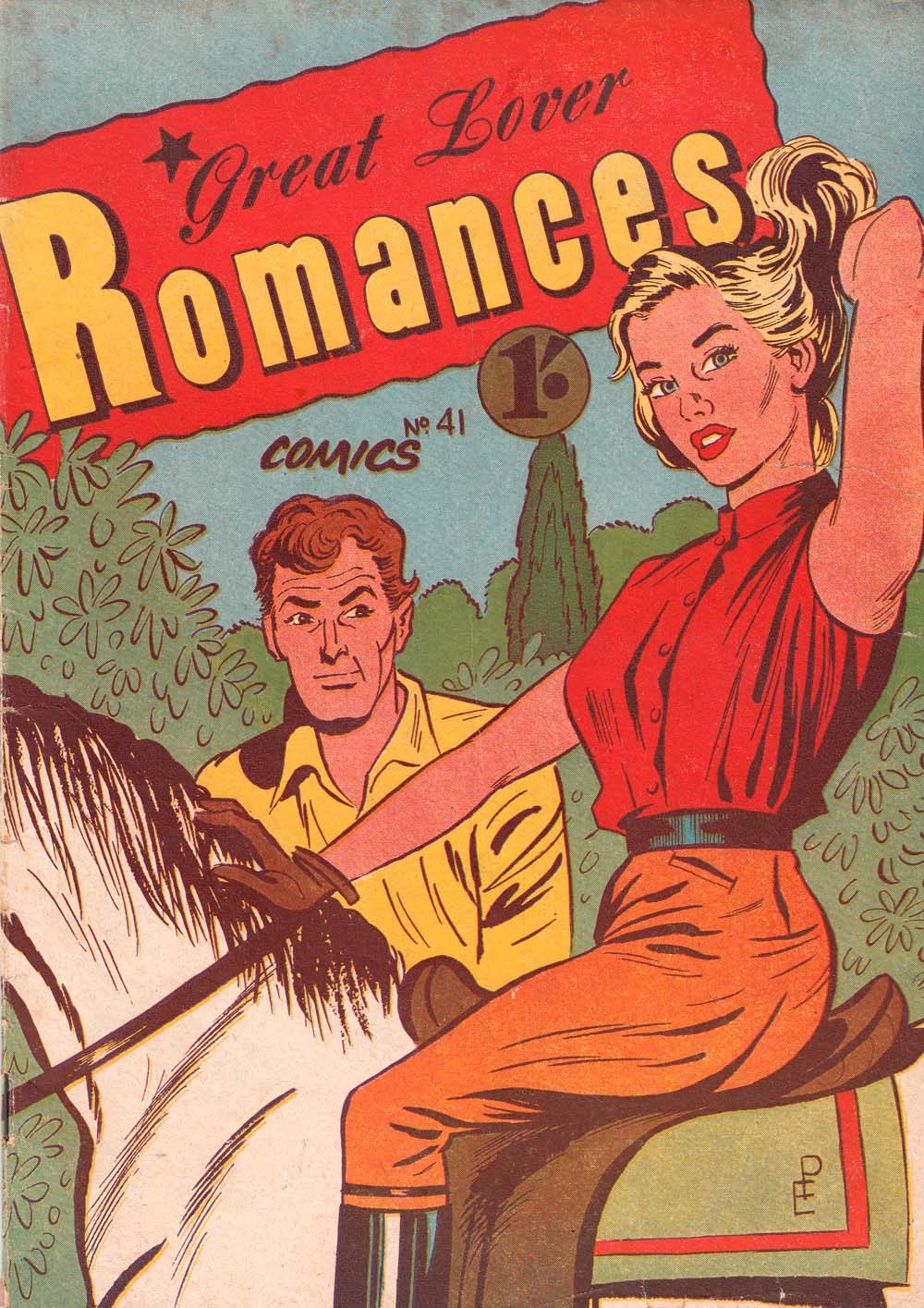 Great Lover Romances (HJ Edwards, 1955? series) #41 — Great Lover Romances Comics ([1957?])