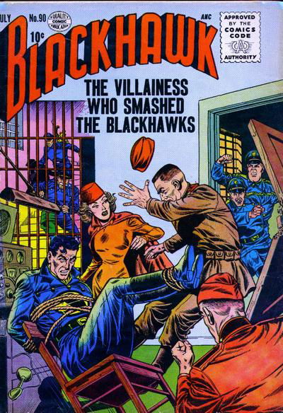 Blackhawk (Quality, 1944 series) #90 (July 1955)