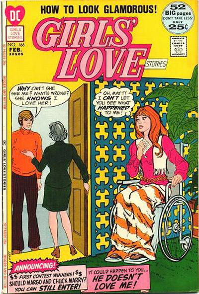 Girls' Love Stories (DC, 1949 series) #166 February 1972