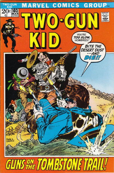 Two Gun Kid (Marvel, 1953 series) #103 March 1972