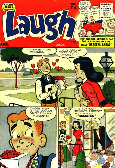 Laugh Comics (Archie, 1946? series) #74 (April 1956)