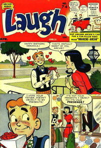 Laugh Comics (Archie, 1946 series)  #74 (April 1956) — "Happy Birthday, Veronica!"