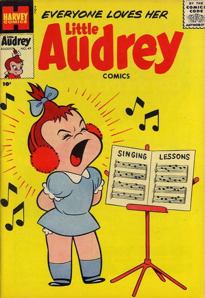 Little Audrey (Harvey, 1952 series) #49 (August 1956)