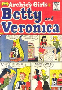 Archie's Girls Betty and Veronica (Archie, 1950 series)  #24 (May 1956) — "Ah-h! Girls are all alike, Archie!"