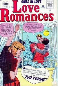 Love Romances (Marvel, 1949 series) #96 — Too Young