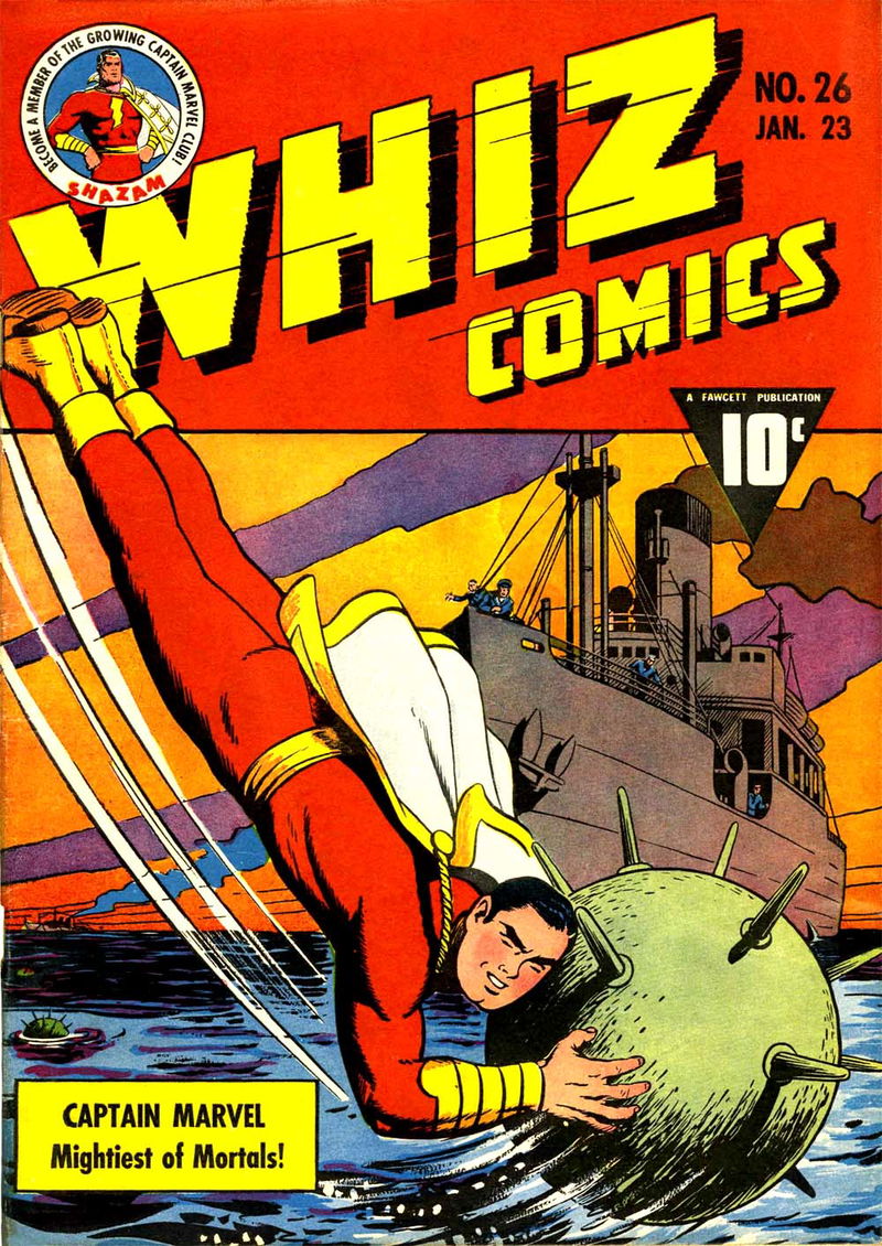 Whiz Comics (Fawcett, 1940 series) #26 (January 23, 1942)