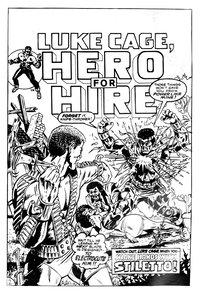 Luke Cage, Power Man (Yaffa/Page, 1977 series)  #6 ([April 1981]) — Shake Hands with Stiletto!