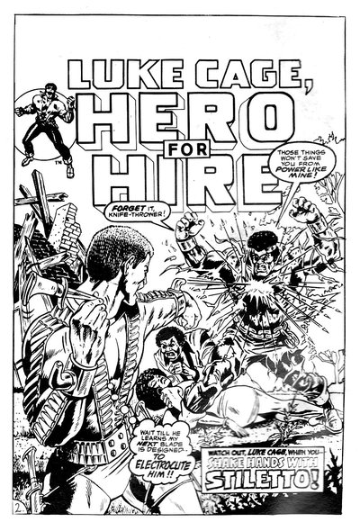 Luke Cage, Power Man (Yaffa/Page, 1977 series)  #6 ([April 1981]) — Shake Hands with Stiletto!