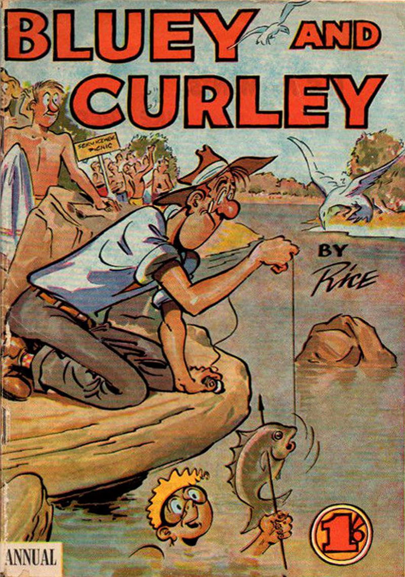 Bluey and Curley Annual [Unbranded] (Invincible, 1946? series)  ([1956?])