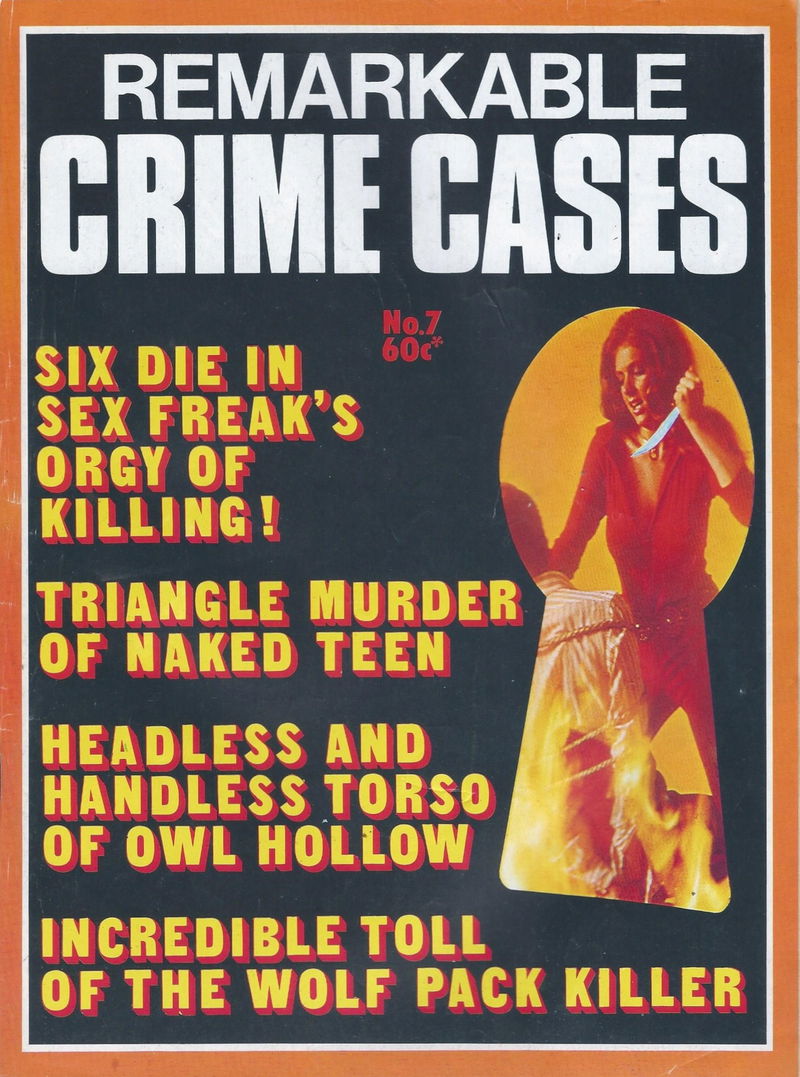 Remarkable Crime Cases (Gredown, 1975? series) #7 (1976)