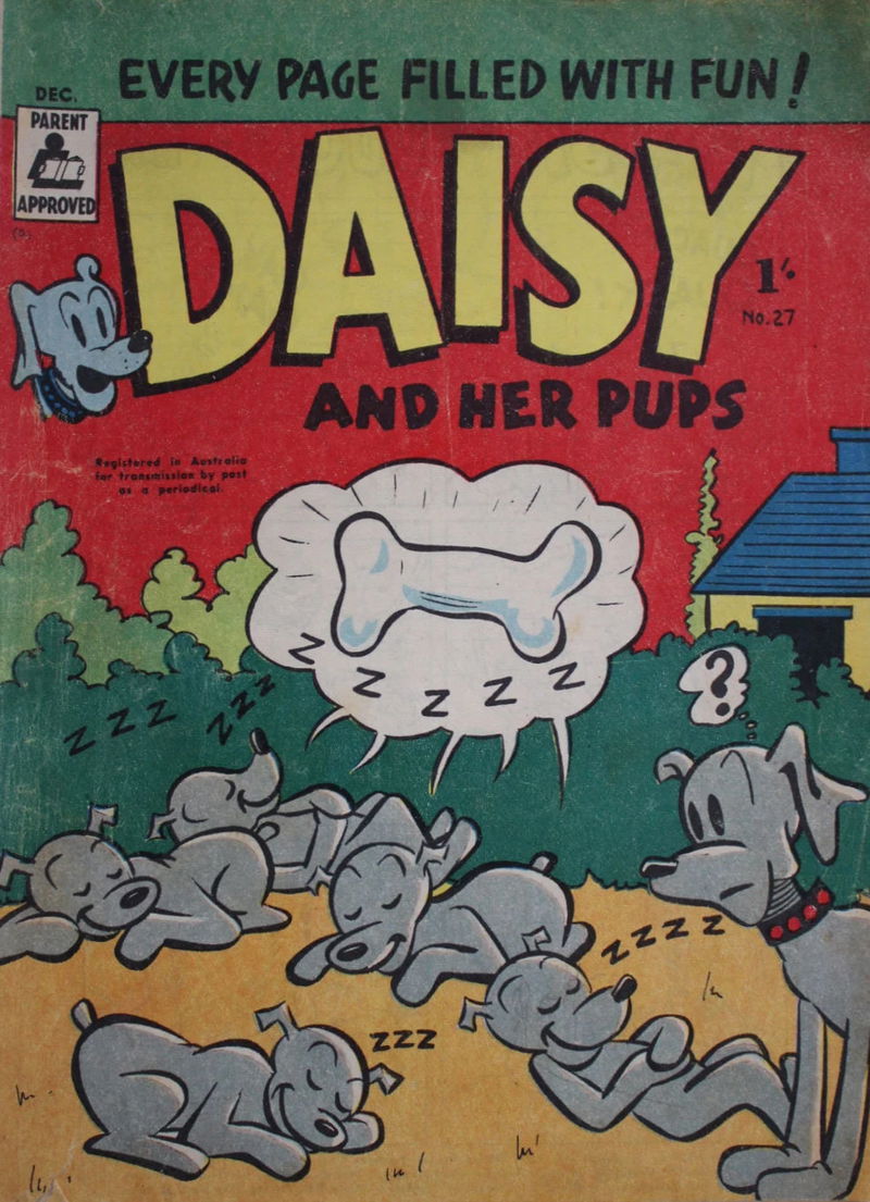 Daisy and her Pups (ANL, 1957 series) #27 (December 1957)