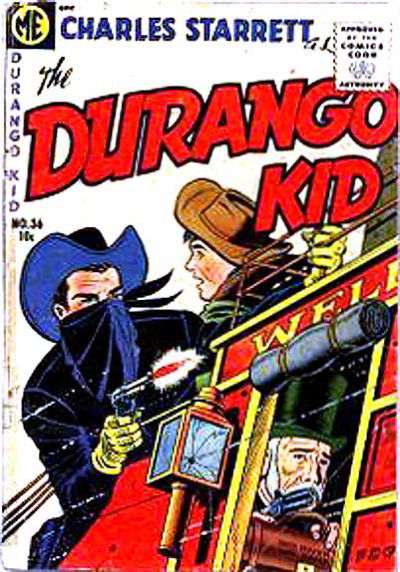 Charles Starrett as the Durango Kid (Magazine Enterprises, 1949 series) #36 March 1955