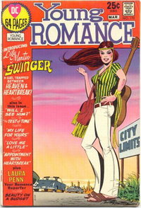 Young Romance (DC, 1963 series)  #170 (February-March 1971) — The Swinger